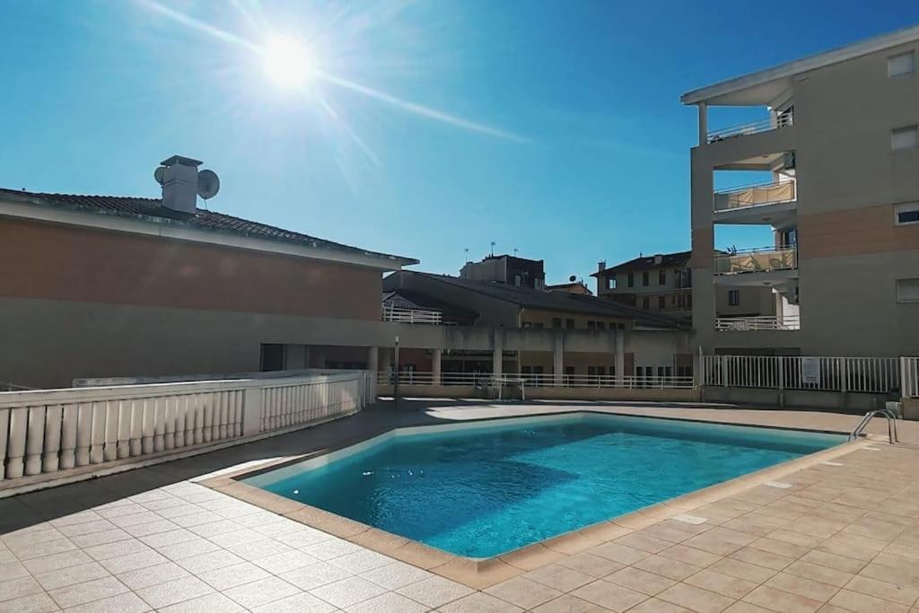 Charmant 2P, Piscine, Clim, A 5 Min De La Plage Валорис Екстериор снимка